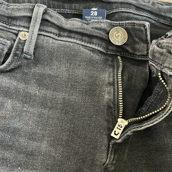 True Religion distressed black skinny jeans size 29 - Picture 3 of 7